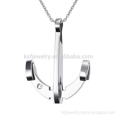 Stainless Steel Men Anchor Pendants Wholesale